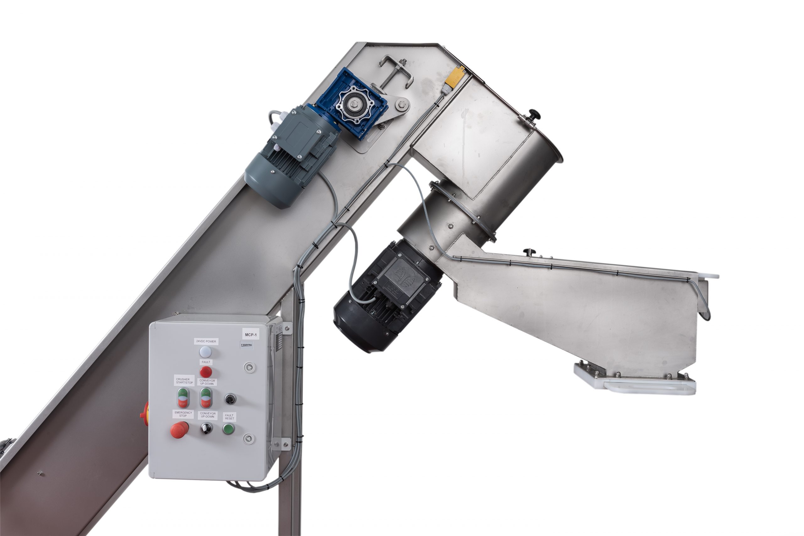 Fruit and vegetable washer elevator mill for hydraulic press | ProFruit Machinery