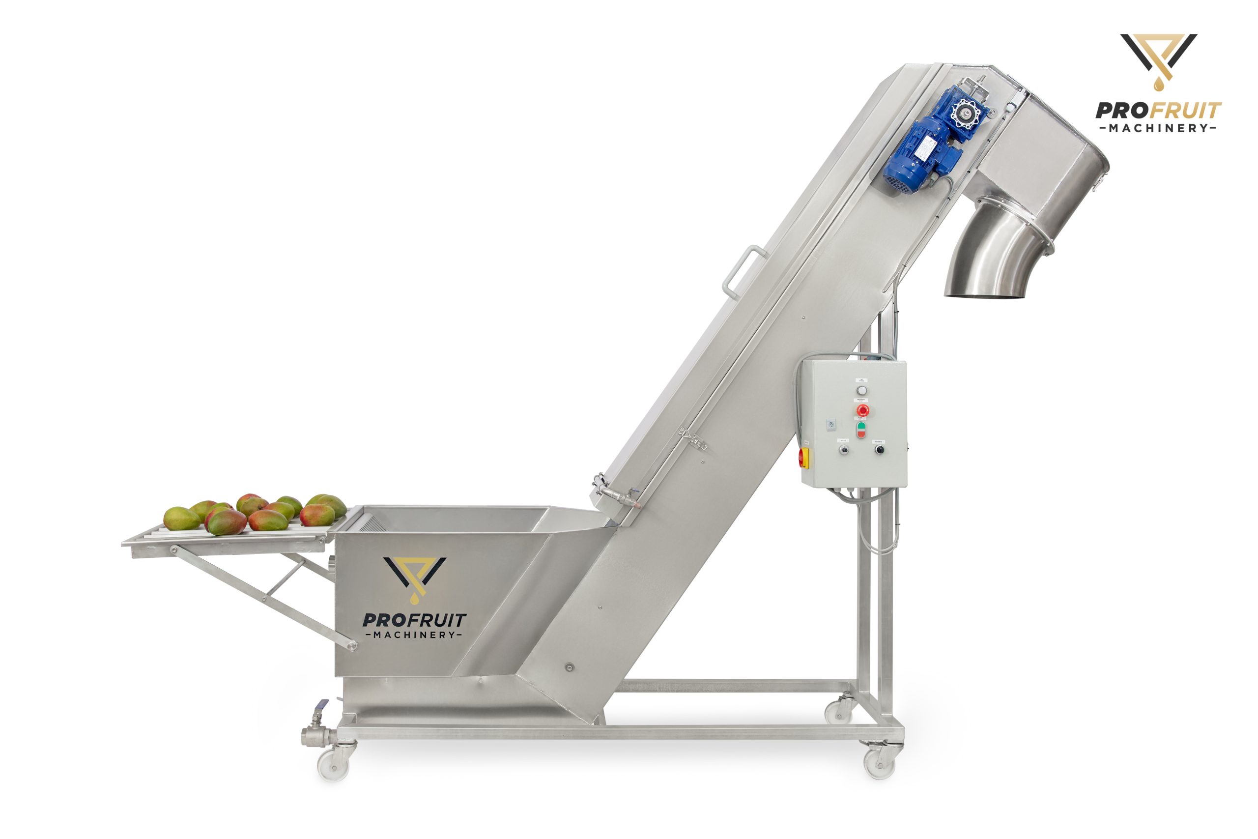 Fruit washer elevator for washing and transporting fruits | ProFruit Machinery