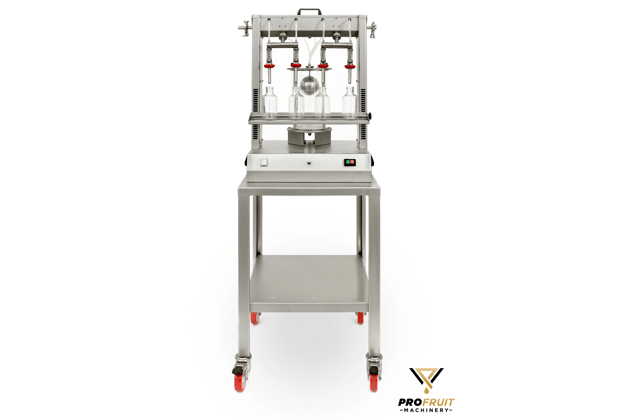 Vacuum bottle filler for different liquids (juice, oil, soap, chemicals, etc.) | ProFruit Machinery