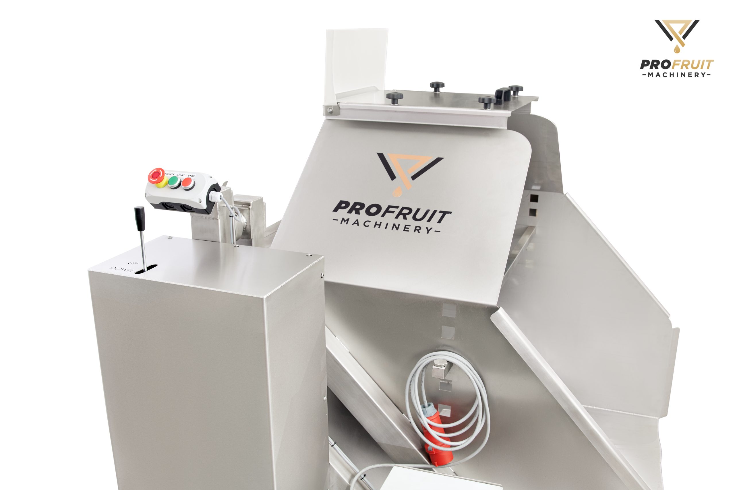 bin tipper for different size boxes | ProFruit Machinery