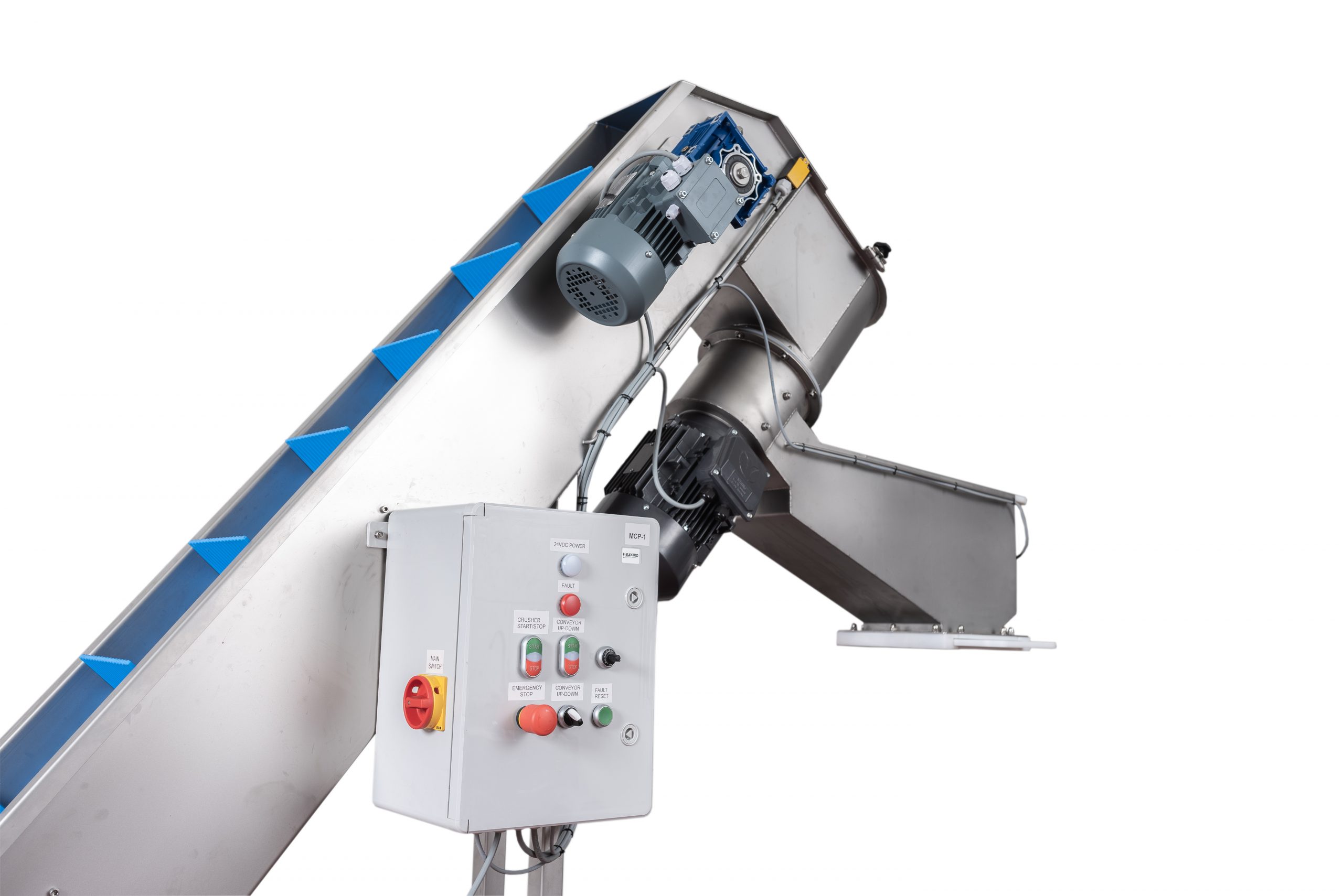 Fruit and vegetable washer elevator mill with dosator | ProFruit Machinery