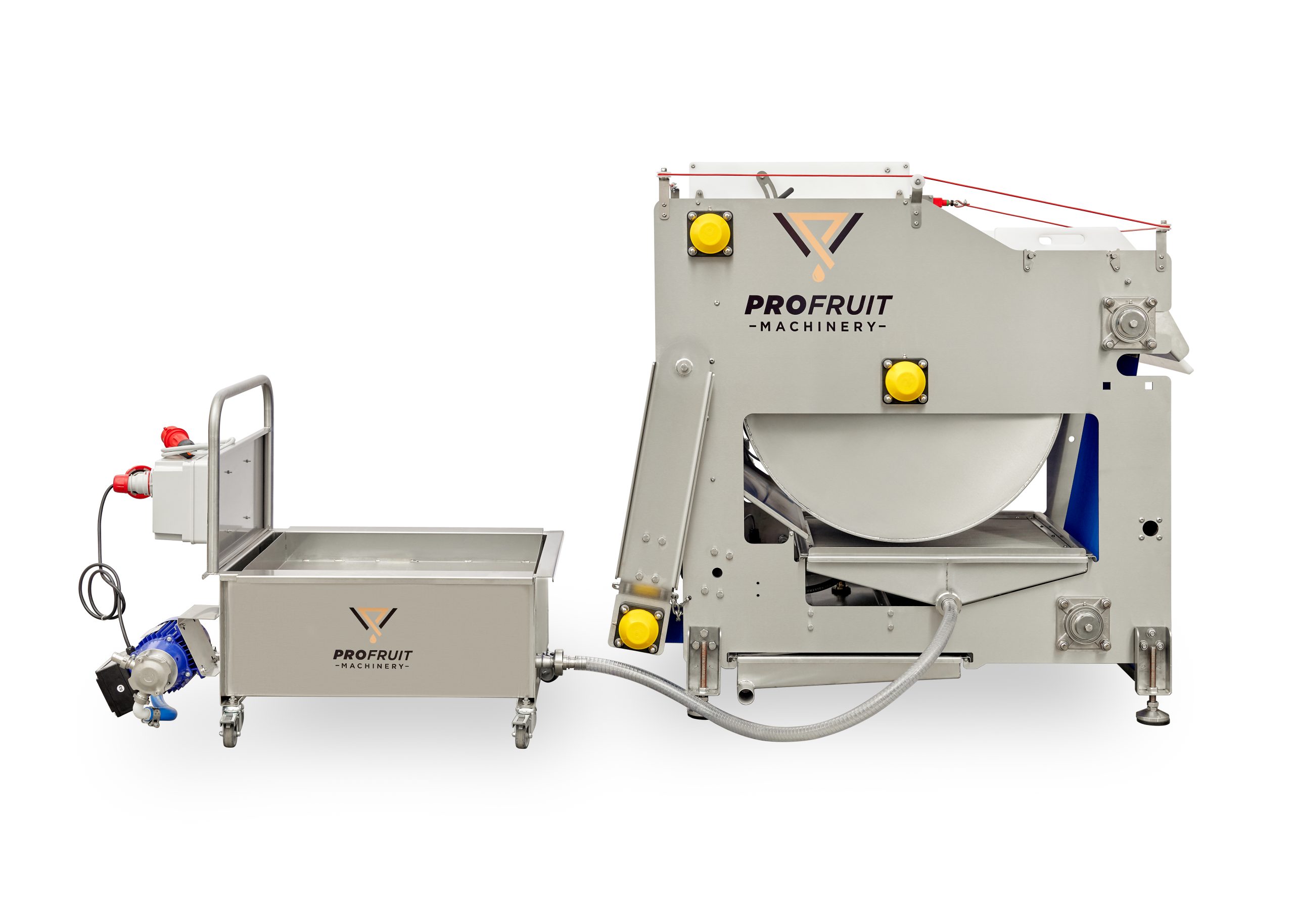 Belt press connected to juice collection tank 4 | ProFruit Machinery