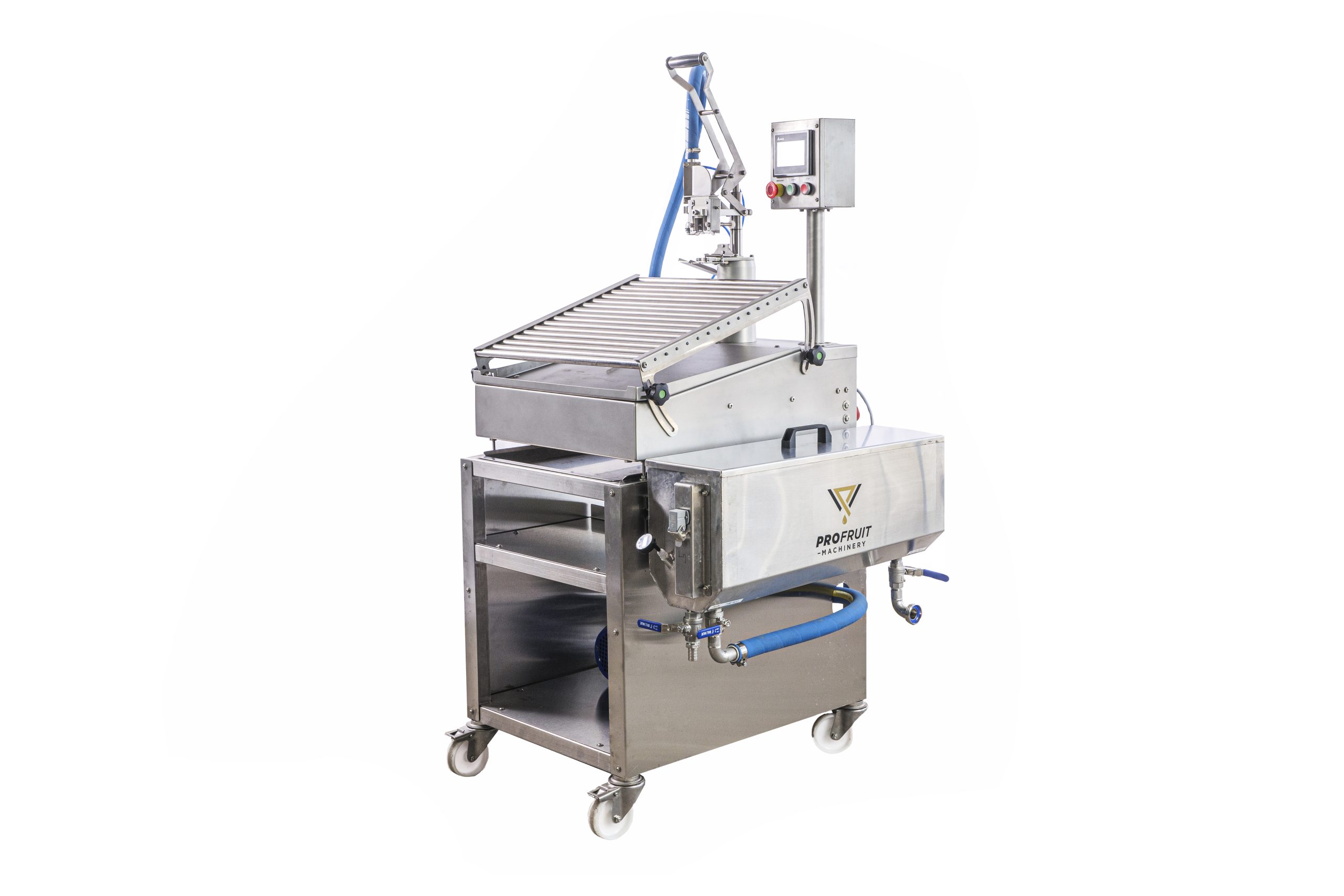 Semi automatic Bag in Box filler for filling liquids into bag in box and pouch packages | ProFruit Machinery