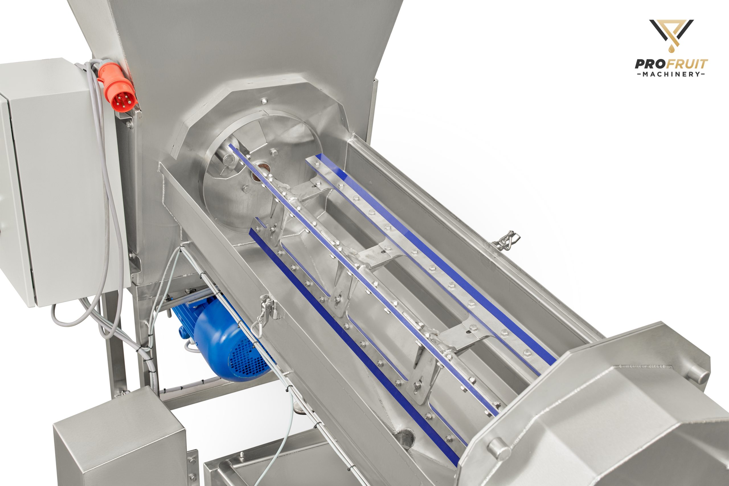 Inside of destoning machine for berries | ProFruit Machinery