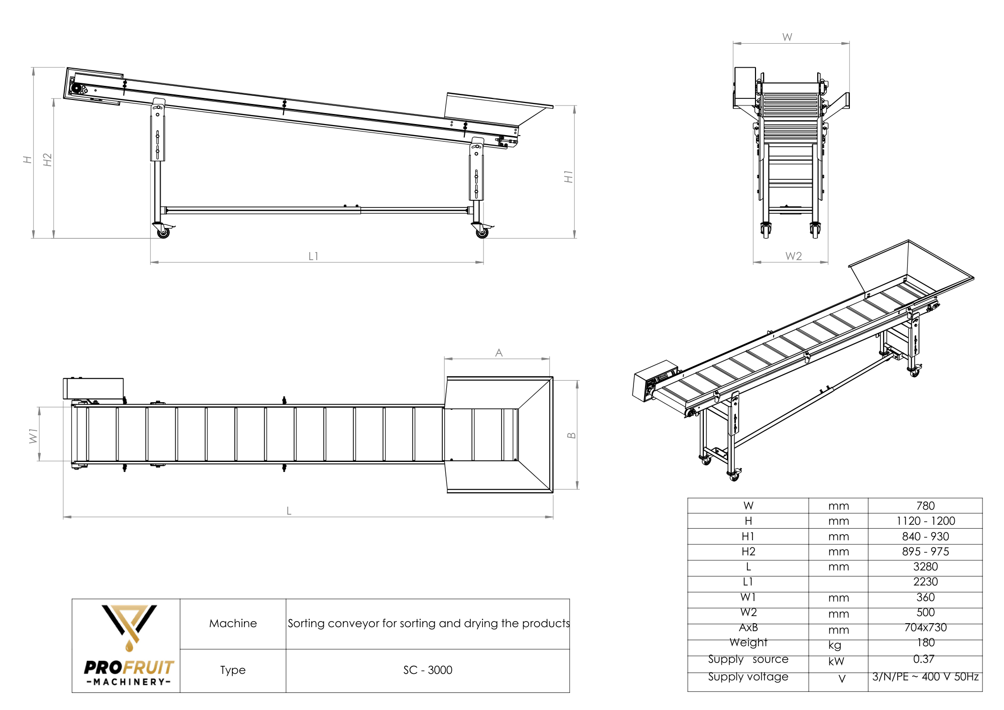 Sorting Conveyor 2 | ProFruit Machinery