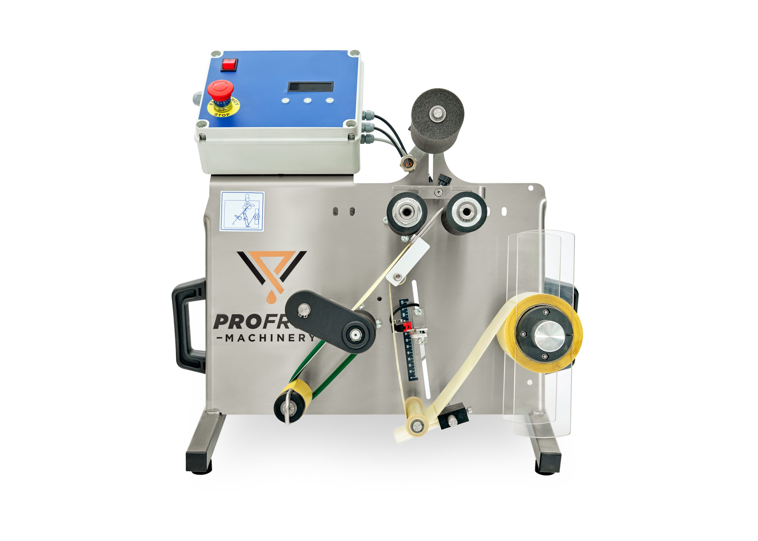 Semi-automatic tabletop bottle labeller 2 | ProFruit Machinery