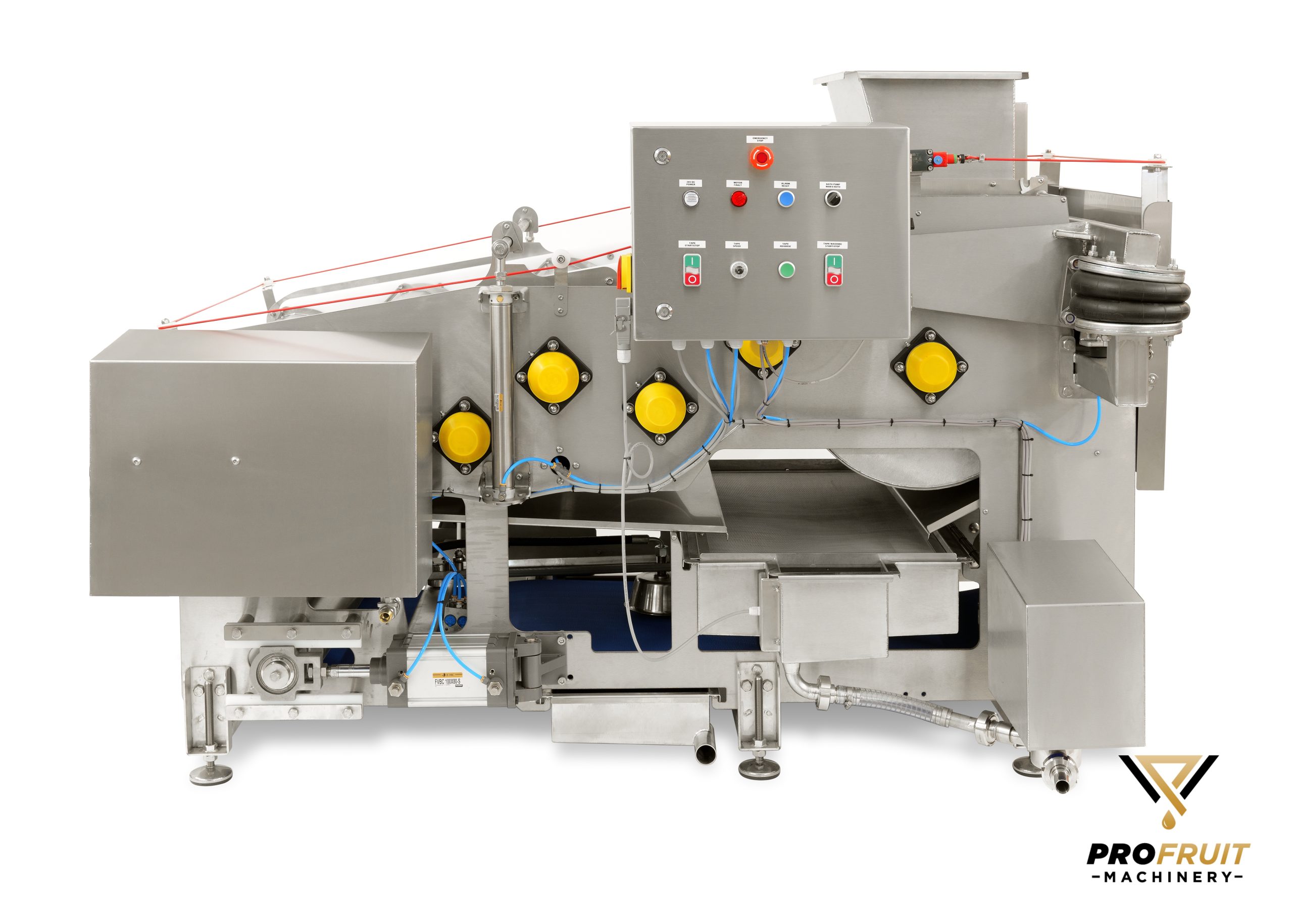 Belt press 1500 kg/h for pressing fruit, berry and vegetable juice | ProFruit Machinery