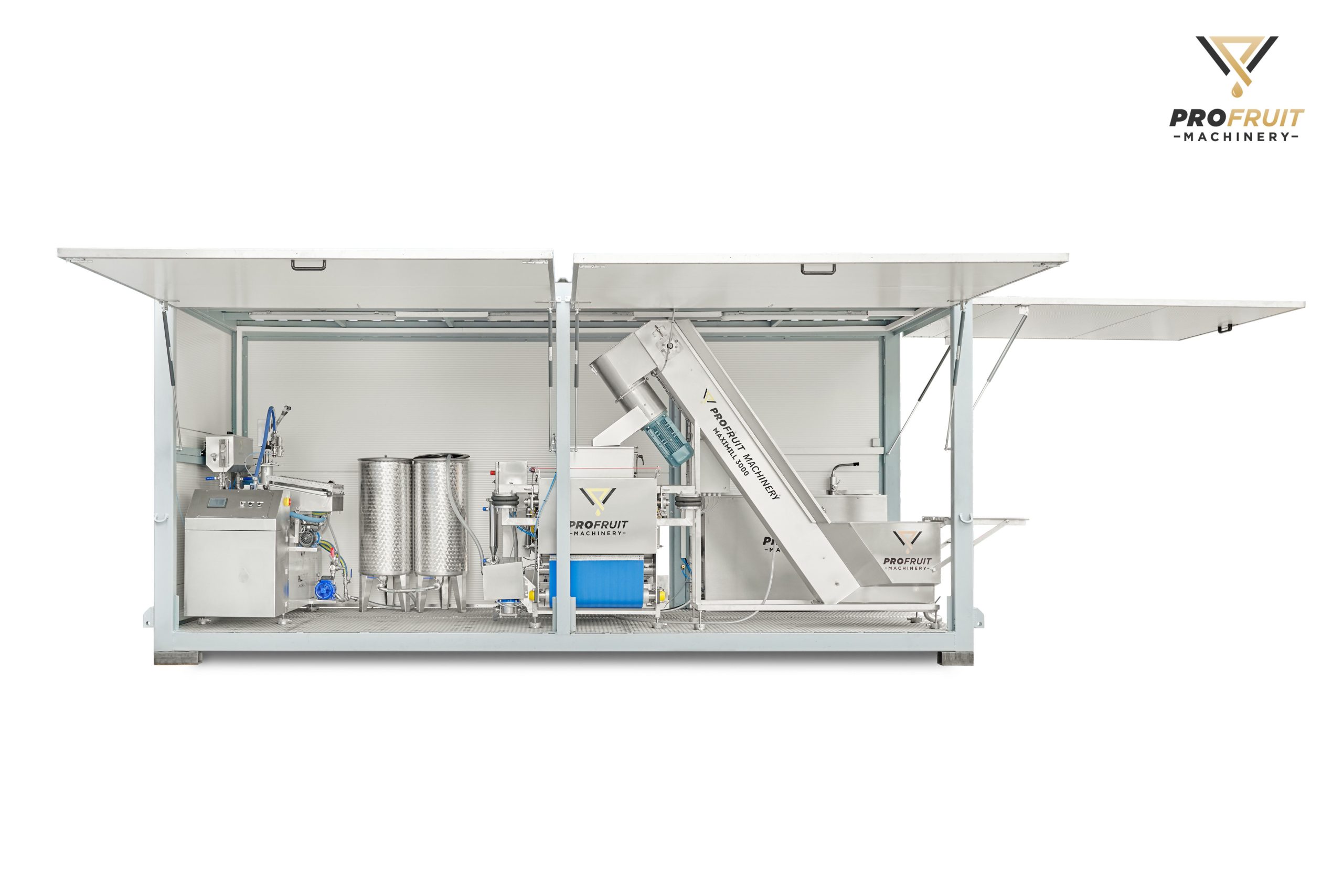 Mobile fruit processing line capacity 1500 kg/h | ProFruit Machinery