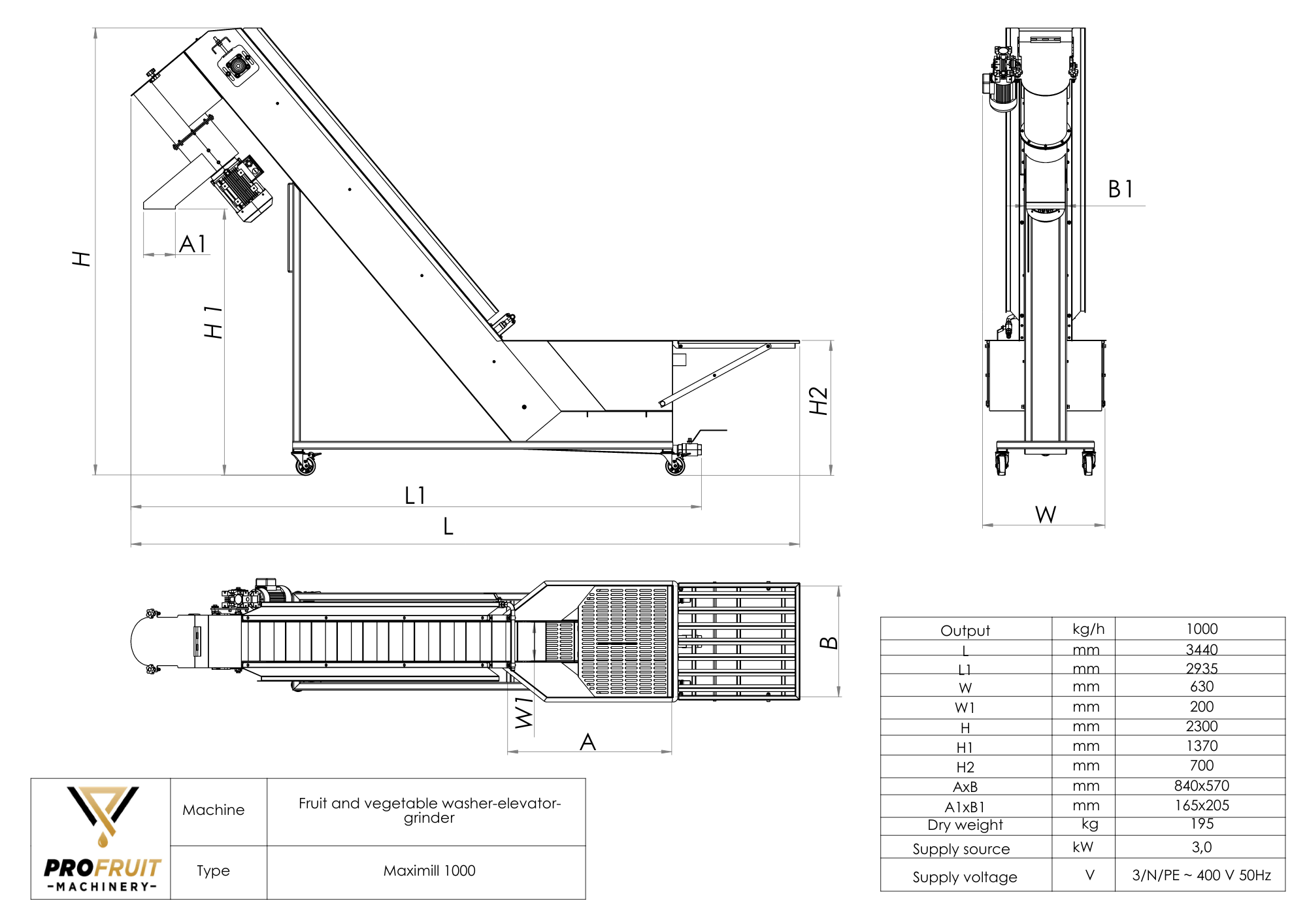 maximill1000 | ProFruit Machinery