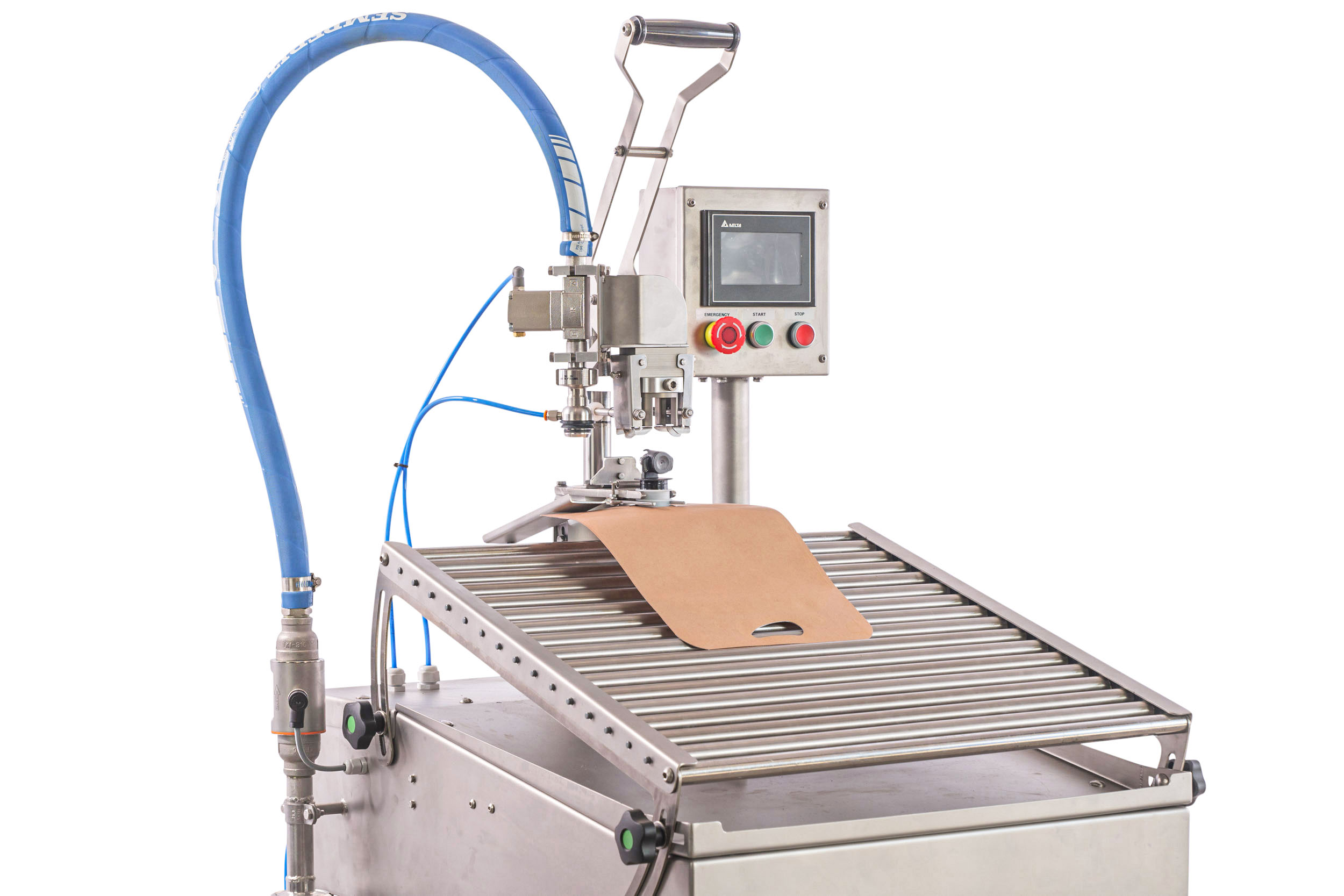 Semi automatic Bag in Box and Pouch filling machine | ProFruit Machinery