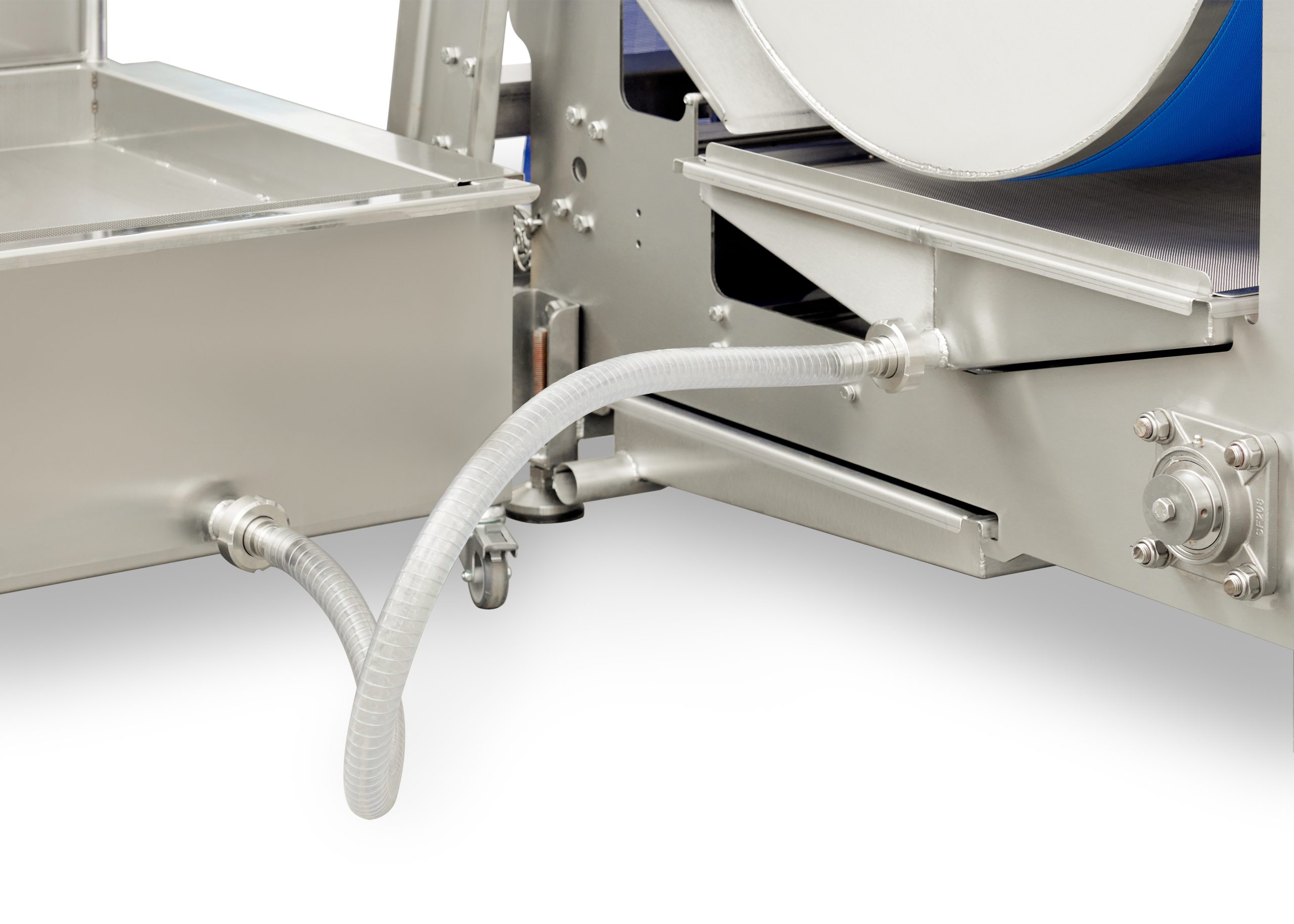 Belt press connected to juice collection tank | ProFruit Machinery