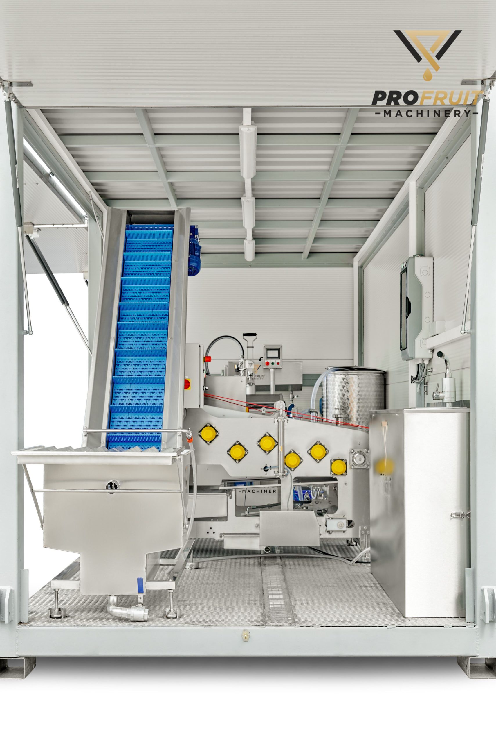 The layout of mobile juice station | ProFruit Machinery