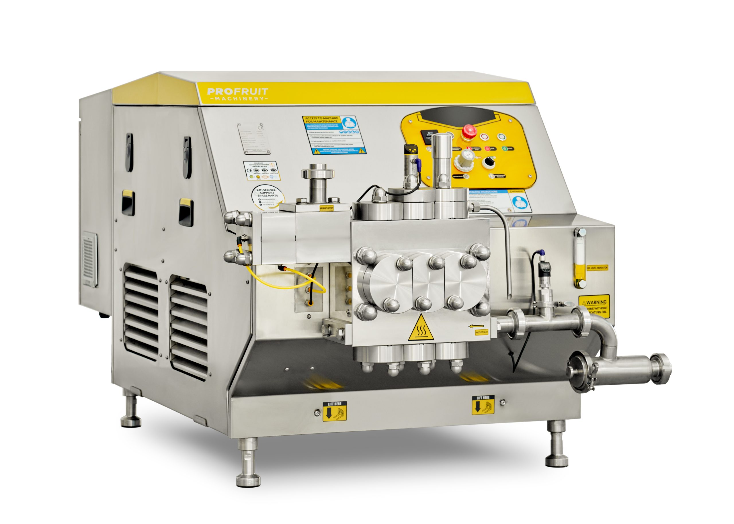 High Pressure Homogenizer front view | ProFruit Machinery