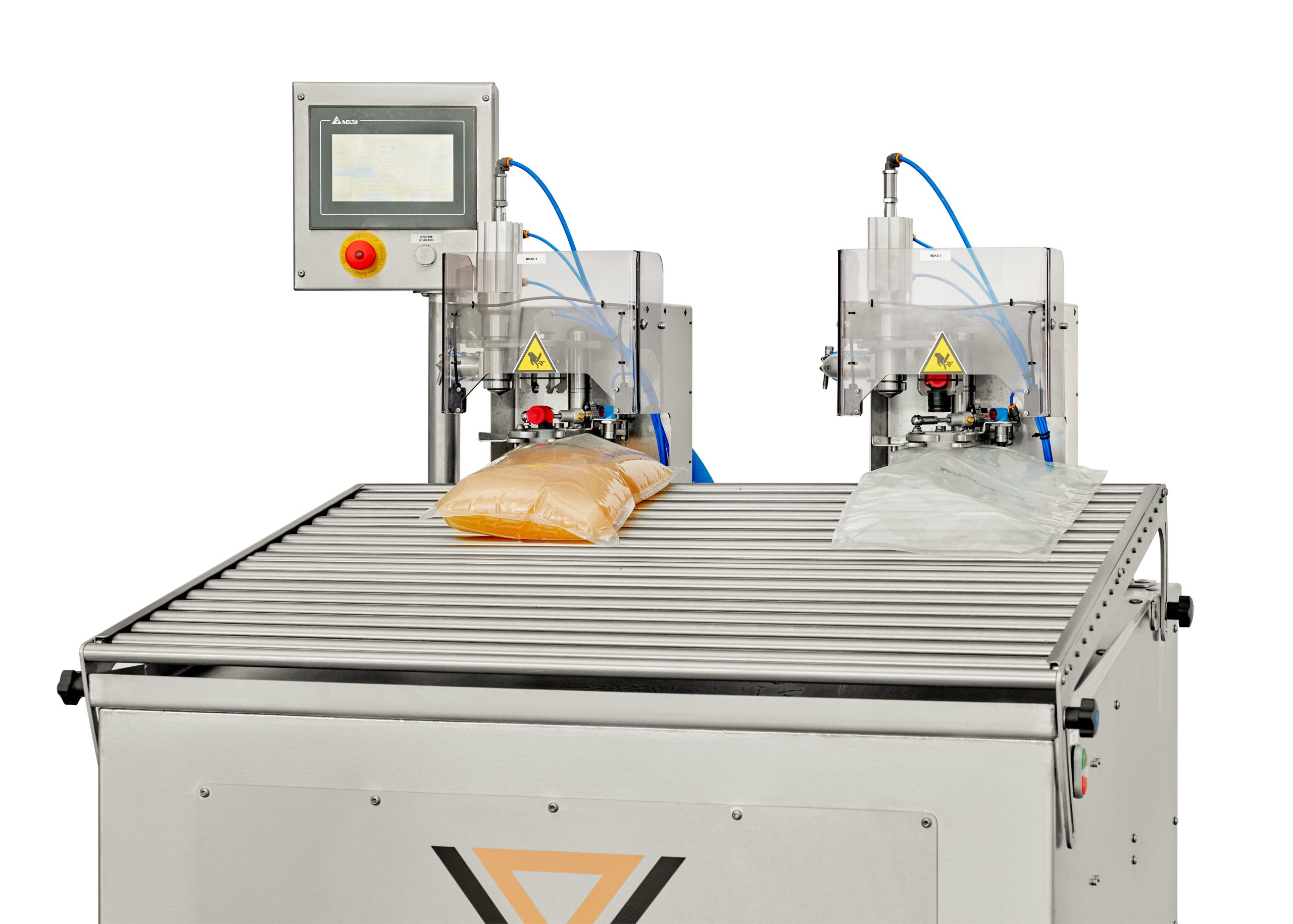 2-head Bag in Box Filler Double flow with juice bag | ProFruit Machinery