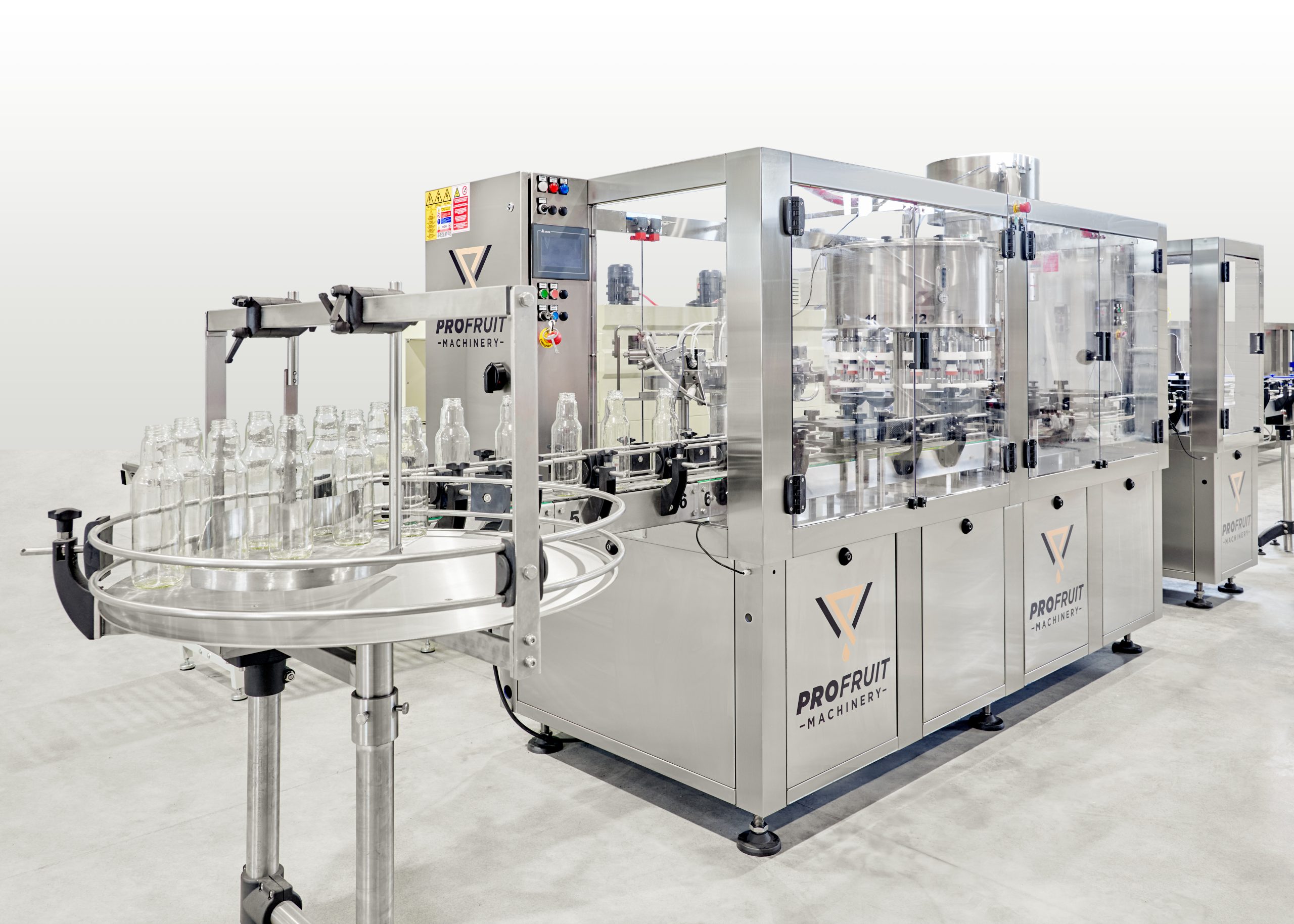 Triblock Rinsing-Filling-Capping System start