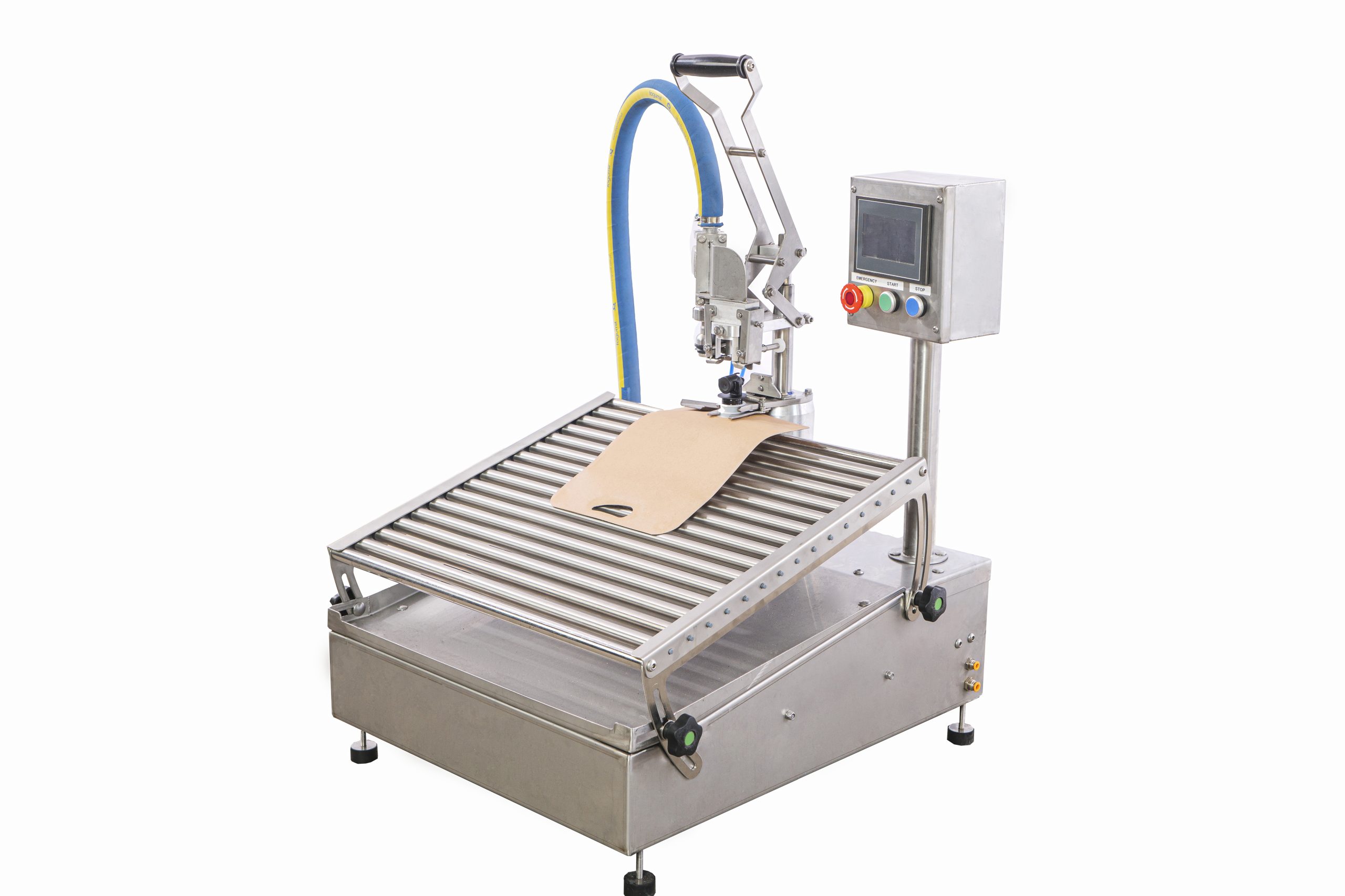 Semi automatic Bag in Box filler for bags and pouch packages | ProFruit Machinery